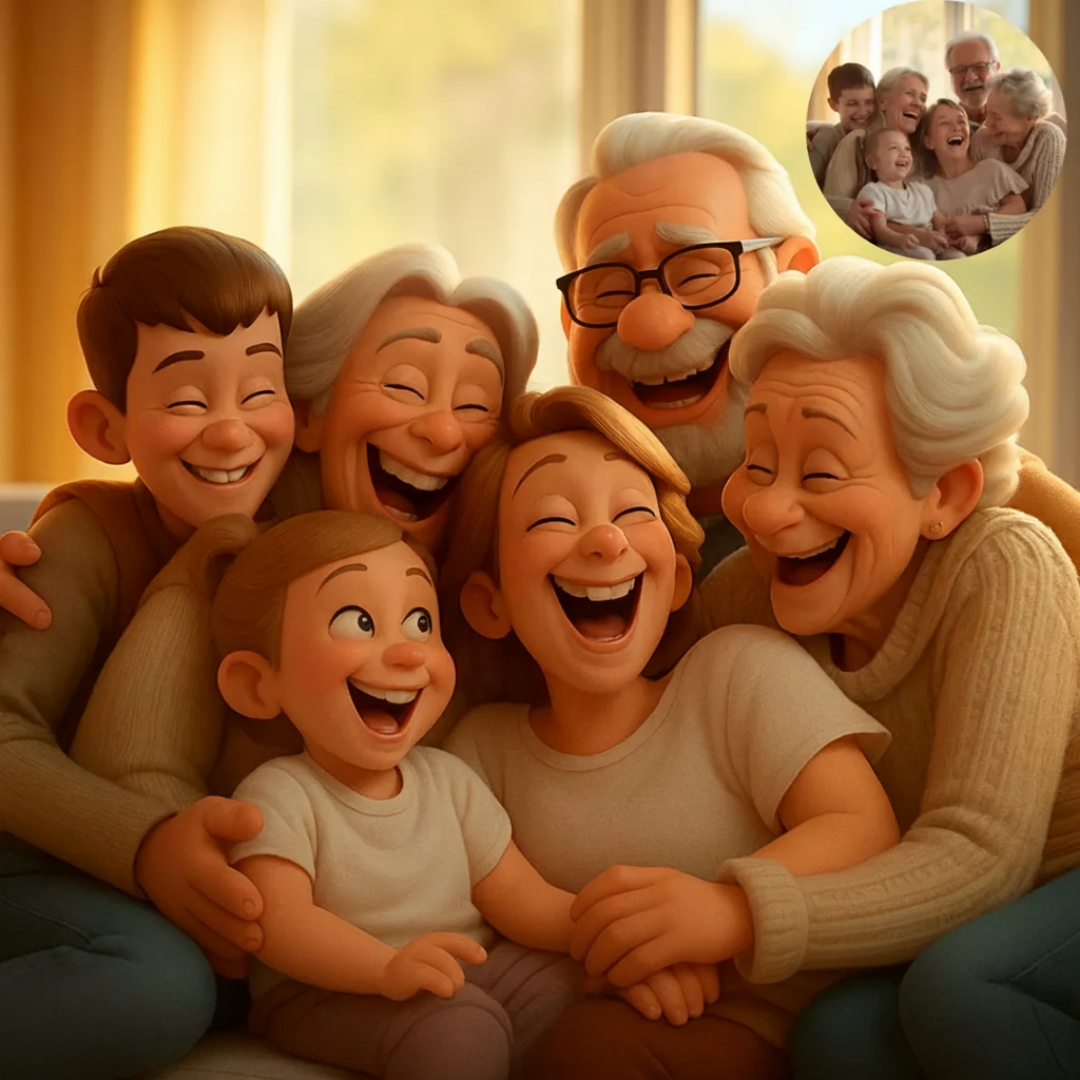 Portret Personalizat Stil Desen Animat. Portretul Tău ca dintr-un Film de Animație Realist!